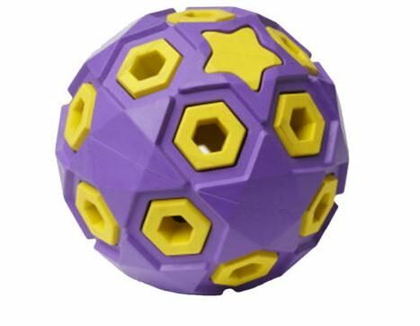 HOMEPET silver series игрушка для собак мяч звездное небо 8 см., Сиреневый