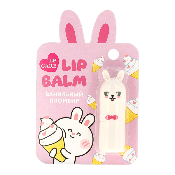 Бальзам для губ Lp Care Bunny Ванильный пломбир 3 г