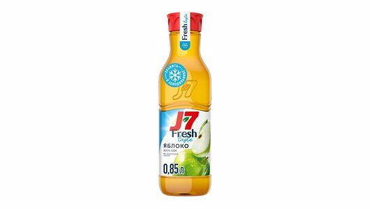 Сок J7 Fresh Taste Яблочный осветленный охлажденный, 0.85 л