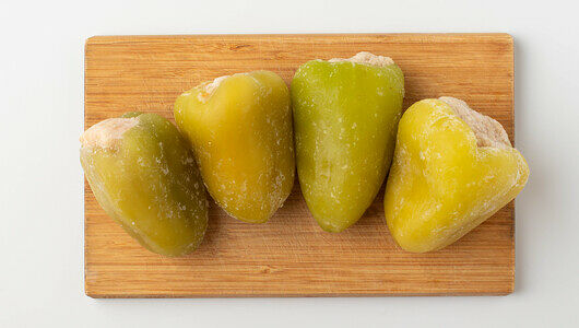 Перец фаршированный мясом курицы, заморозка