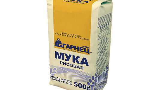Мука цельнозерновая Гарнец из бурого риса 500г