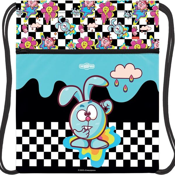 Мешок для сменной обуви Hatber Смешарики  34*47см