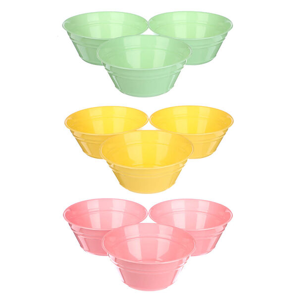 Набор салатников patio 3шт, 0,5л, 3 цвета, в ассортименте