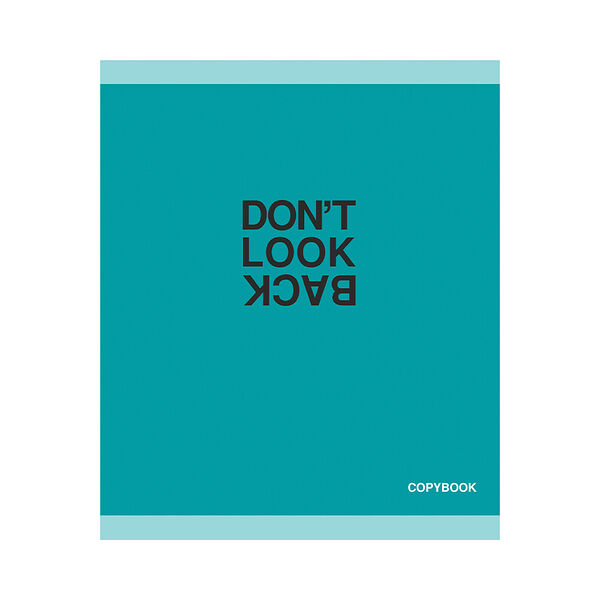 Тетрадь  48л клетка неоновая DON'T LOOK BACK  арт 48.81
