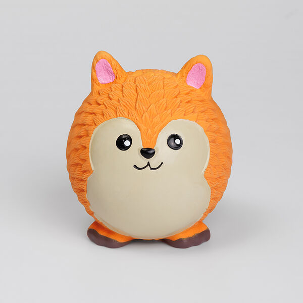 Игрушка из латекса для собак Лисичка, 9х8.5х7.2 см