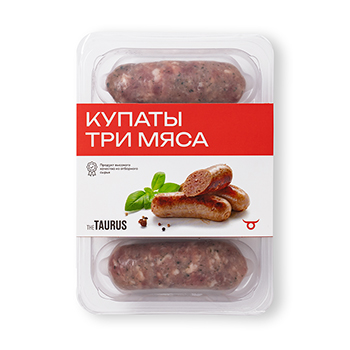 

Купаты Taurus Три Мяса 400г