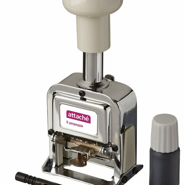 Нумератор автоматический Attache 6-и разрядный 4,8мм.