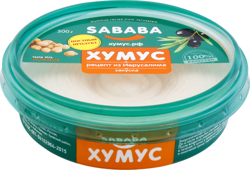 

Хумус Sababa Рецепт из Иерусалима 300 г