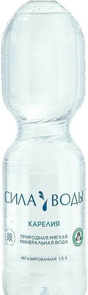 Вода Сила воды Карелия минеральная природная столовая негазированная 1.5л