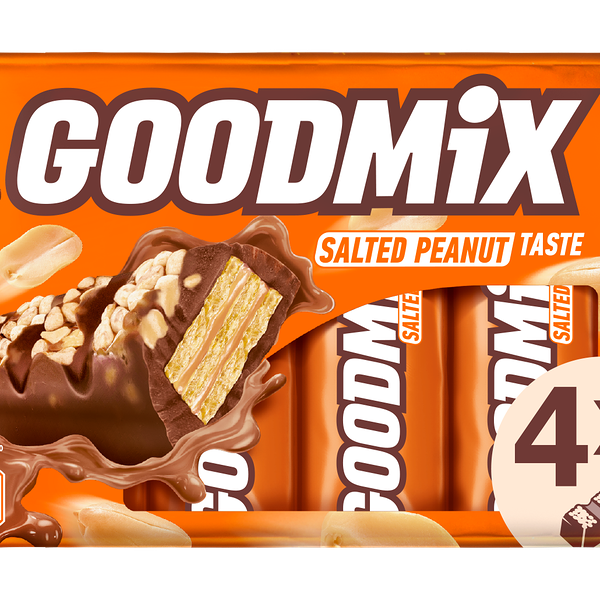 Батончик GOODMIX со вкусом соленого арахиса, 92 г