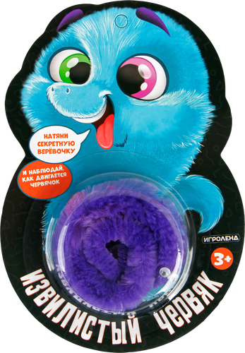 

Игрушка Игроленд Извилистый червяк цвет в ассортименте