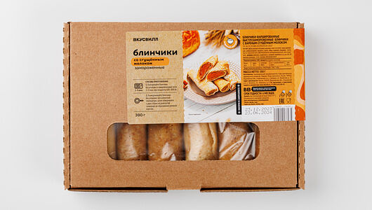 Блинчики со сгущенным молоком, зам.(Продукт замороженный)