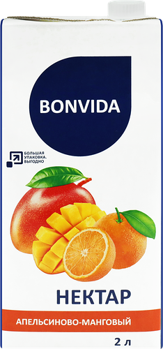 Нектар Bonvida Апельсиново-манговый, 2 л