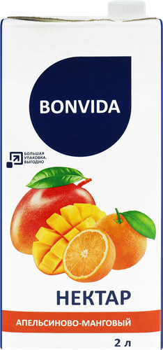 

Нектар Bonvida Апельсиново-манговый, 2 л