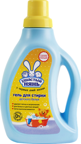 

Гель для стирки Ушастый нянь для детского белья 750 мл