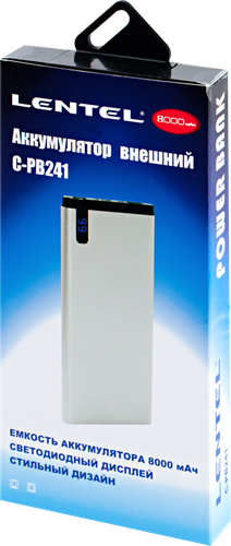 

Аккумулятор внешний Lentel C-PB241 8000 мАч