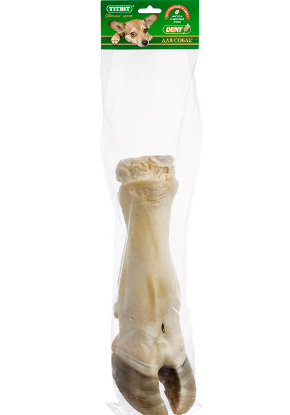 TiTBiT лакомство для собак Нога говяжья большая мягкая упаковка 1283гр