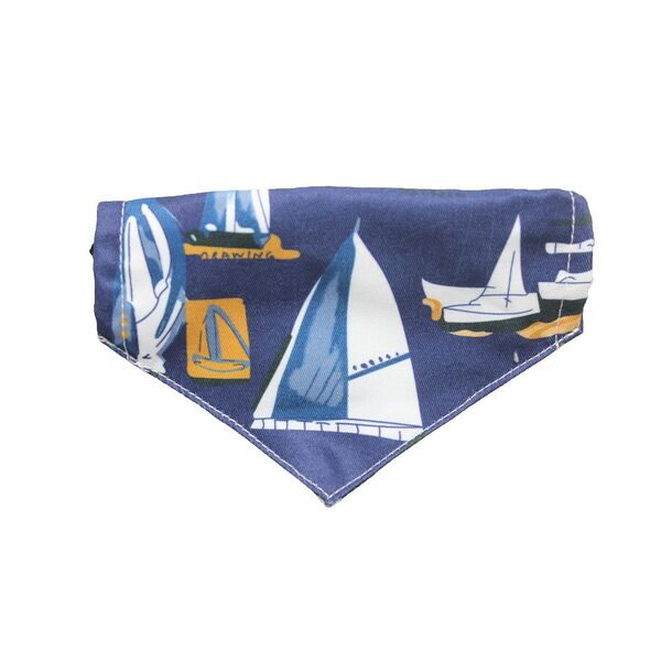 Платок для собак FOXIE Boat разноцветный 30-51см