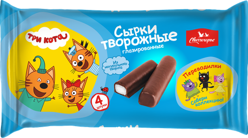 

Творожные палочки Свитлогорье ванильные в глазури 16% 119 г