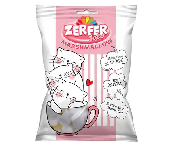 Маршмеллоу Solo Zerfer ваниль,65г