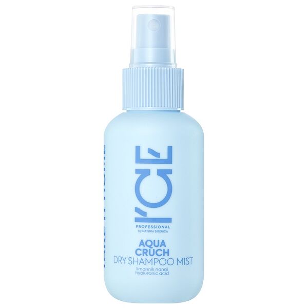 Жидкий сухой шампунь для волос Ice Professional Aqua Cruch Увлажняющий 100 мл