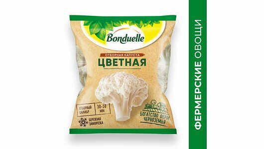 Цветная капуста Bonduelle замороженная, фермерская, 400 г