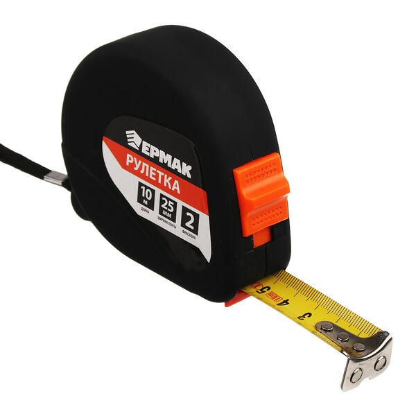 Ермак рулетка 10м 2 фиксатора