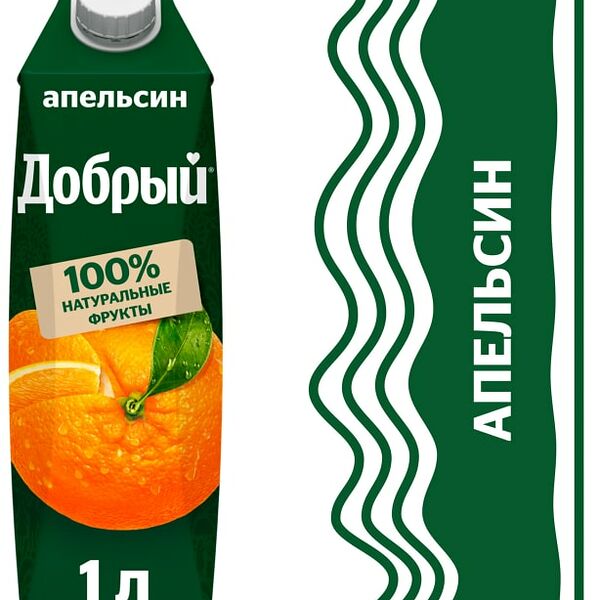 Нектар Добрый Апельсин с мякотью 1л