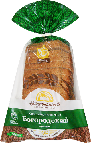 Хлеб ХК НИЖНЕКАМСКИЙ Богородский, 550г
