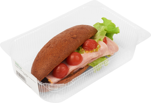 

Сэндвич ЛЕНТА FRESH из ржаного хлебца с ветчиной, 140г