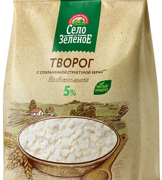Творог Село Зеленое 5% 500г