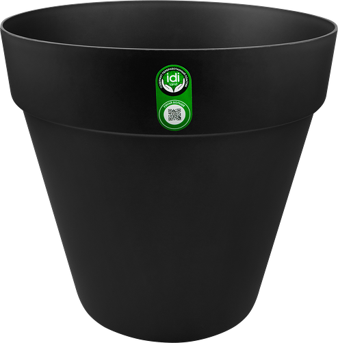 Горшок для цветов со вставкой Idiland Tarragon d=28см 10л, серый