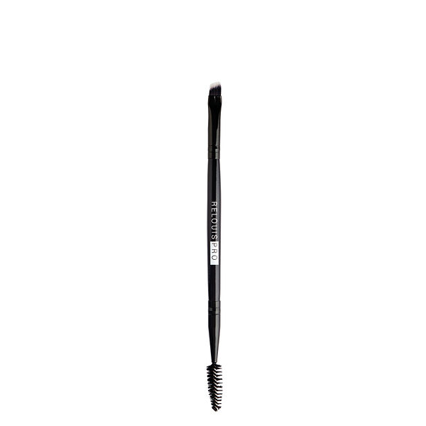 Кисть косметическая двусторонняя для бровей RELOUIS PRO Brow&Eyeliner Brush