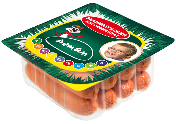 Сосиски Великолукский МК Детям 330г