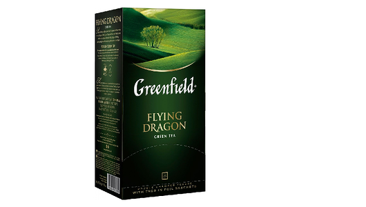Чай зеленый Greenfield Flying Dragon в пакетиках, 25 шт, 50г