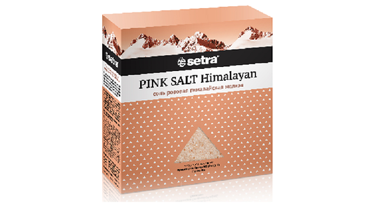 Соль розовая Setra гималайская мелкая