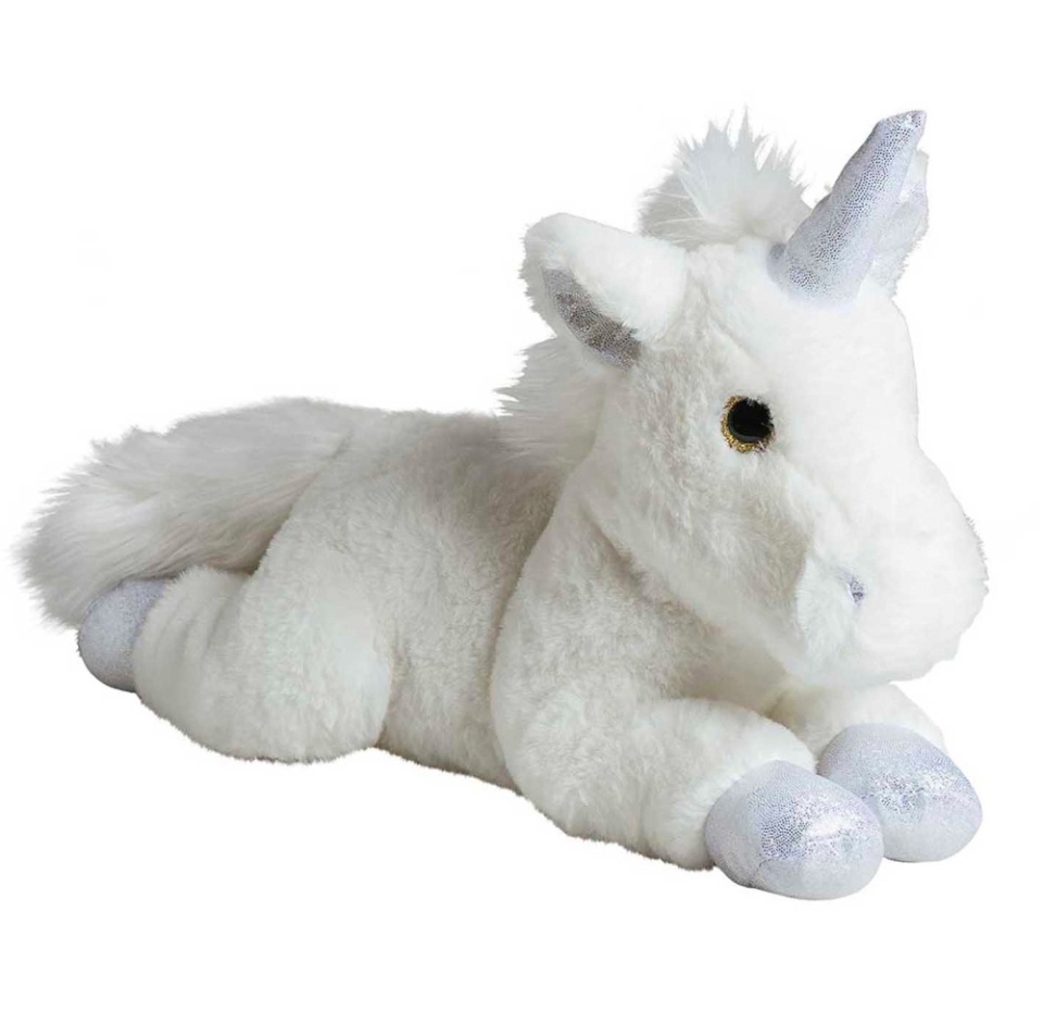 

Мягкая игрушка Molly Единорог серебро 35см