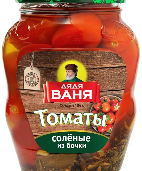 Томаты Дядя Ваня соленые из бочки 680г