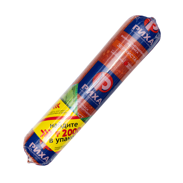 Колбаса Риха варено-копченая Зернистая (со свининой) в/у 450 г
