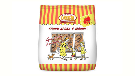 Сушки Кроха Семейка Озби с маком