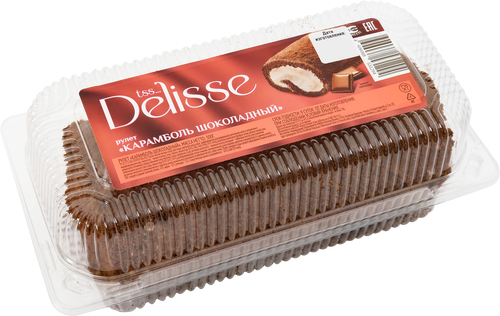 

Рулет Delisse Карамболь шоколадный 300 г