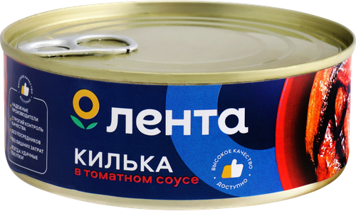 

Килька Лента в томатном соусе 240 г