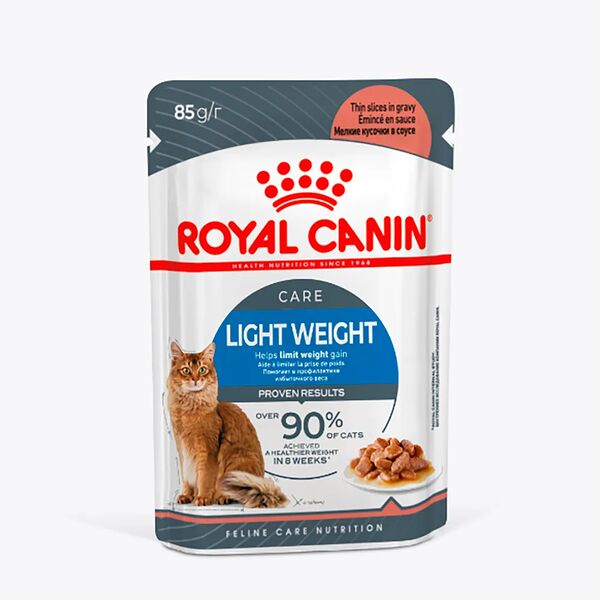 Влажный корм для кошек Royal Canin Light Weight Care профилактики лишнего веса, кусочки в соусе 85 гр