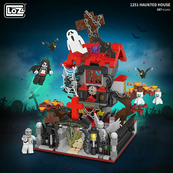 Конструктор LOZ 1251_MK Конструктор Дом с привидениями