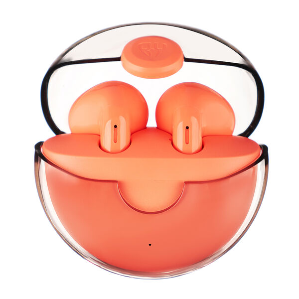 By наушники беспроводные tws spirit, 30/300мач, оранжево-красный