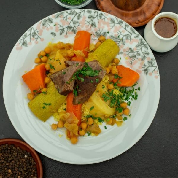 Кускус с говядиной