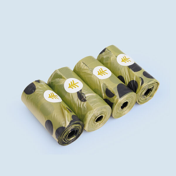 Пакеты биоразлагаемые для уборки за собаками, 4 рулона по 15 шт.