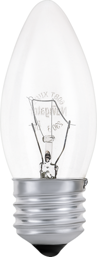 

Лампа накаливания Navigator 60Вт Е27, прозрачная, свеча