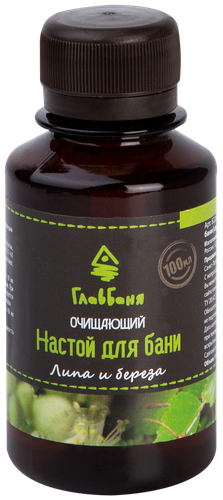 

Настой ароматический ГлавБаня для бани липа и береза 100 мл