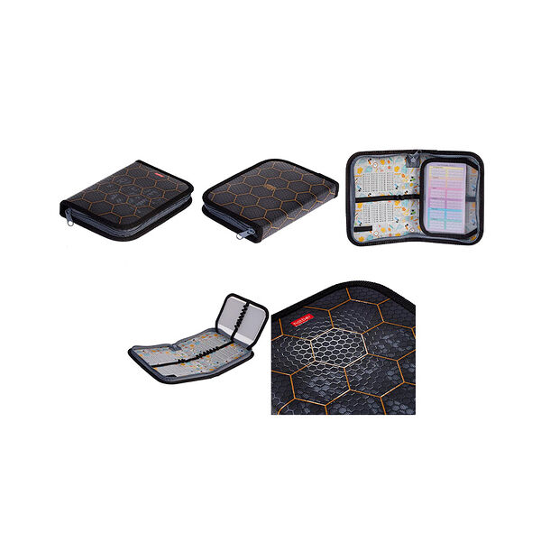 Пенал Hatber Armor glass 190х130мм 1отд на молнии с табл умн NPn_46067